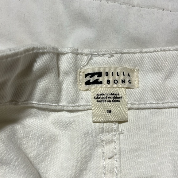 White Billabong Jean shorts - Picture 3 of 4